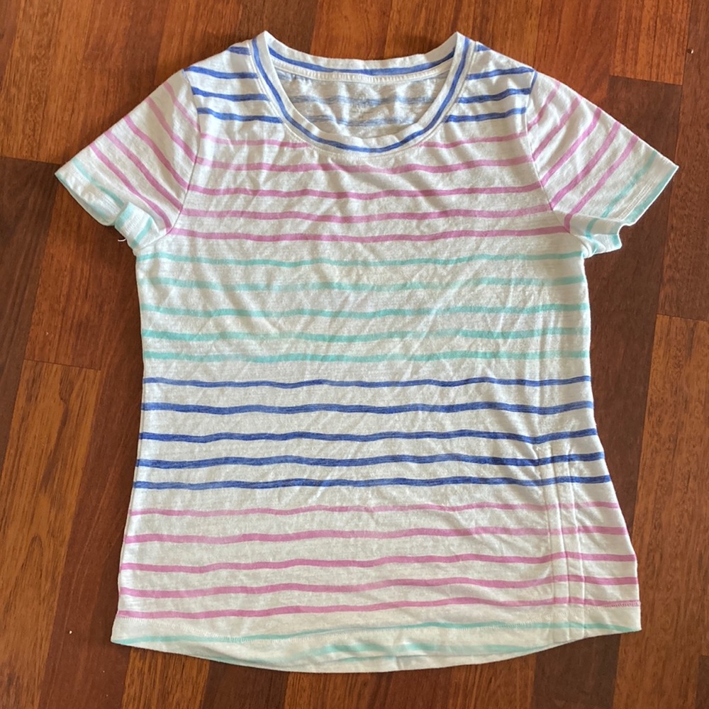 🌺 3/$12 Talbots short sleeved t shirt, size medium